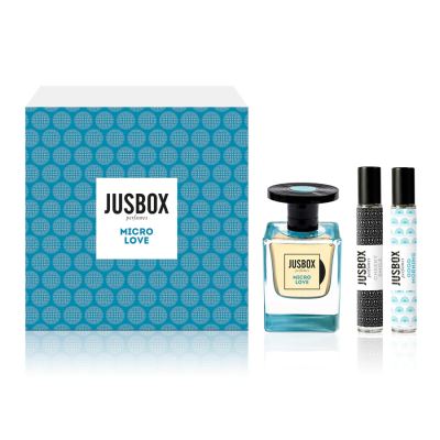 JUSBOX PERFUMES Micro Love Strobo Set EDP 78 ml + 2 x 7,8 ml